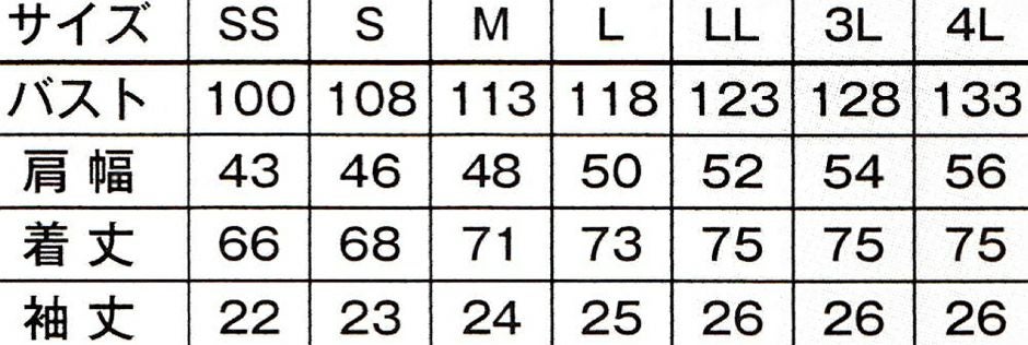 サイズ表