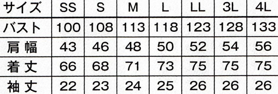 サイズ表
