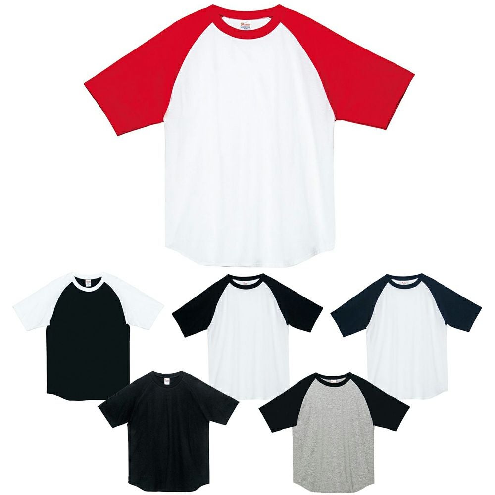 5.6オンス] ヘビーウェイト半袖ラグランTシャツ（中厚手） [TMS-106CRT