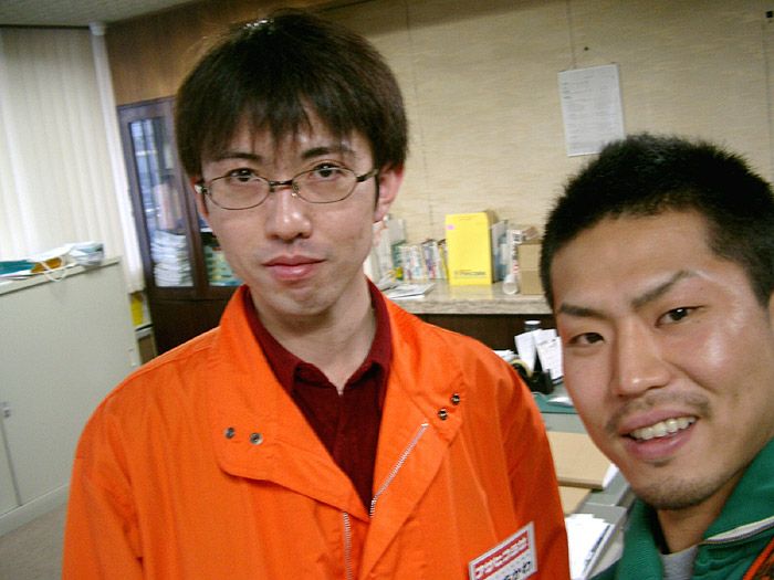 またさらにユニフォーム担当者様と僕とで記念撮影させていただきました。