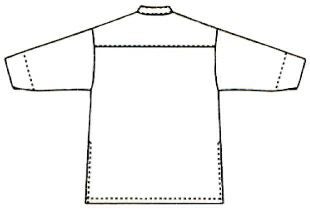 背中のイラスト画像です。