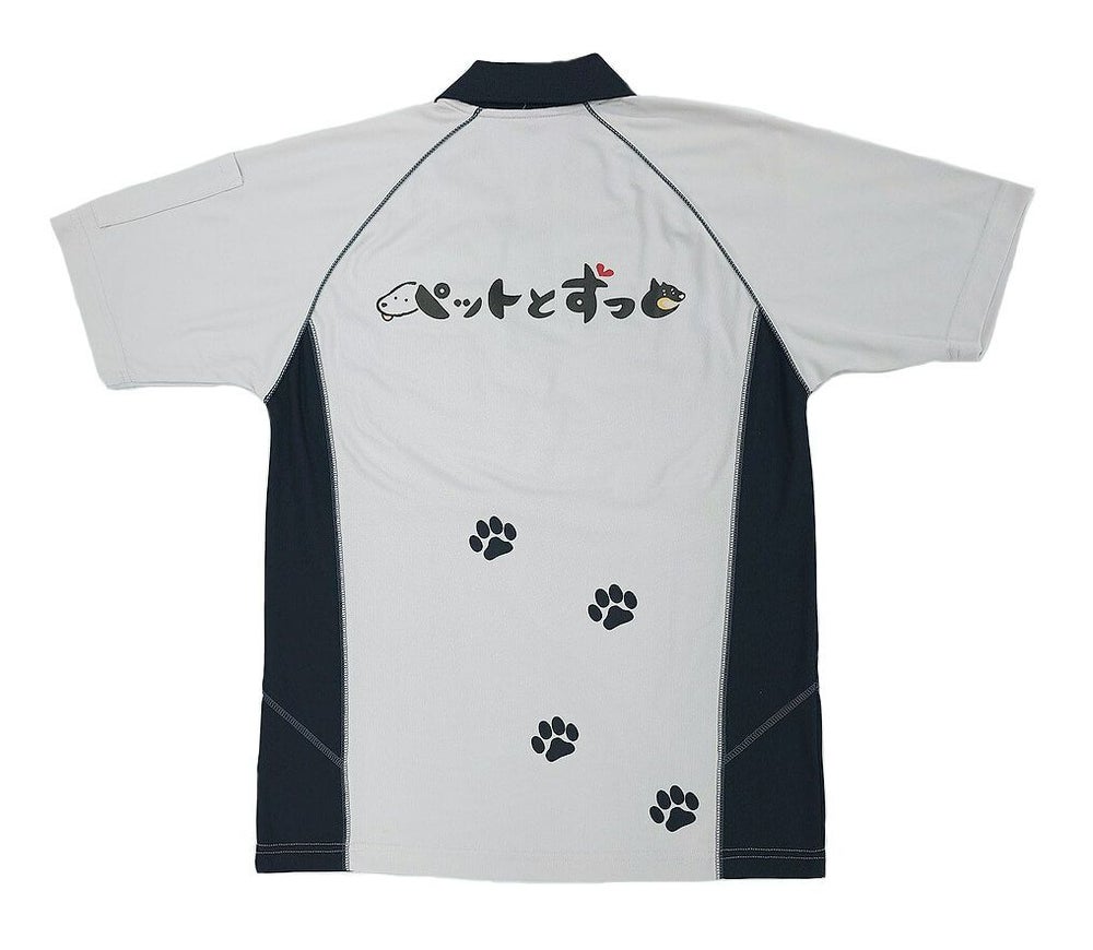 背中の上部、下部にもオリジナルプリントさせていただいております。