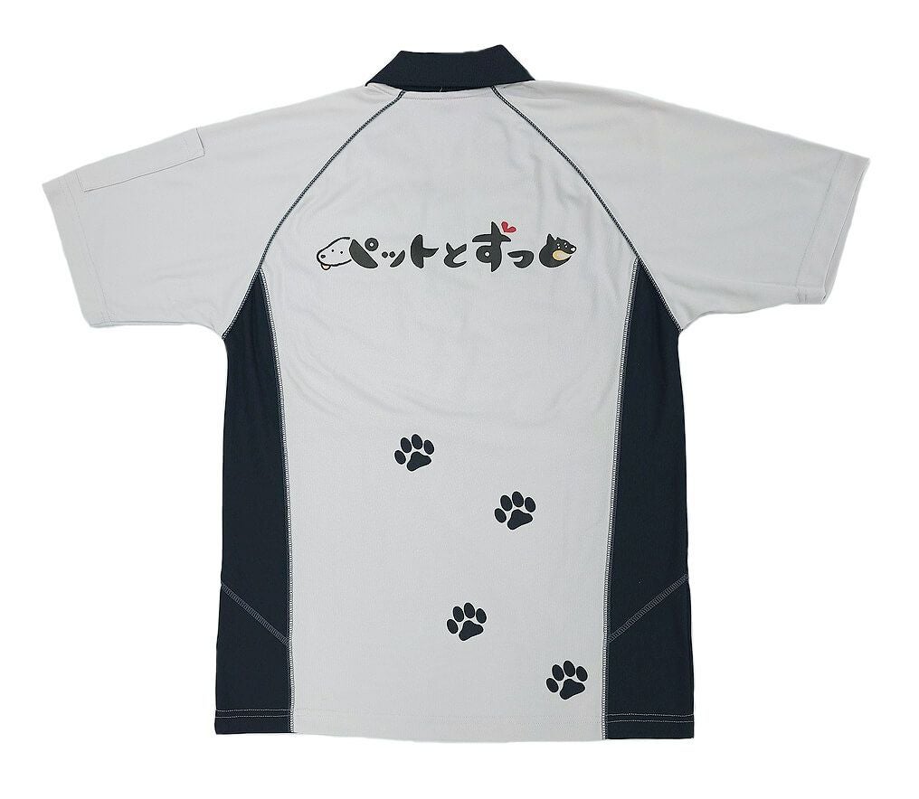 背中の上部、下部にもオリジナルプリントさせていただいております。