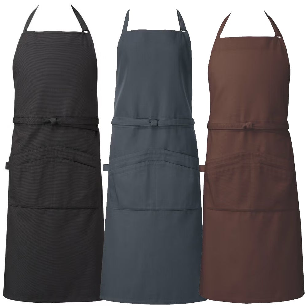 首掛け胸当てエプロン（オックス生地）