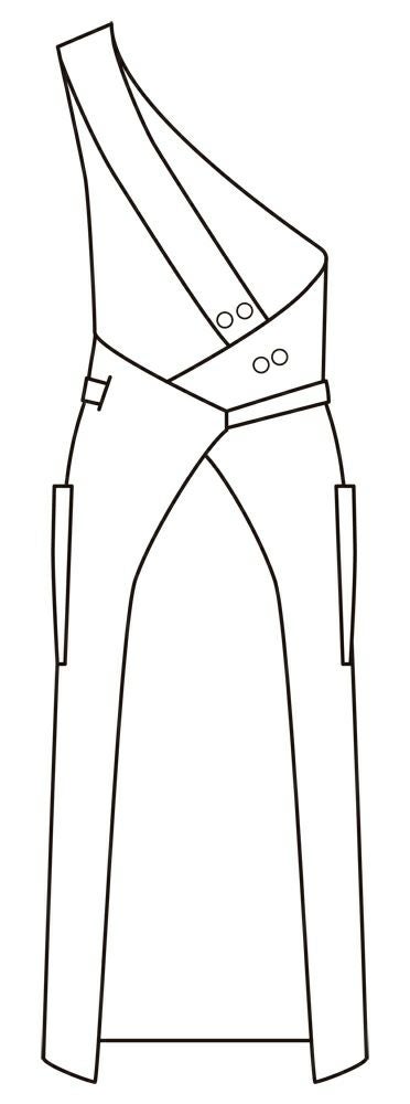 バックスタイルイラスト画像