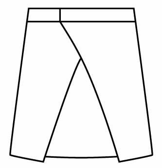 バックスタイルイラスト画像