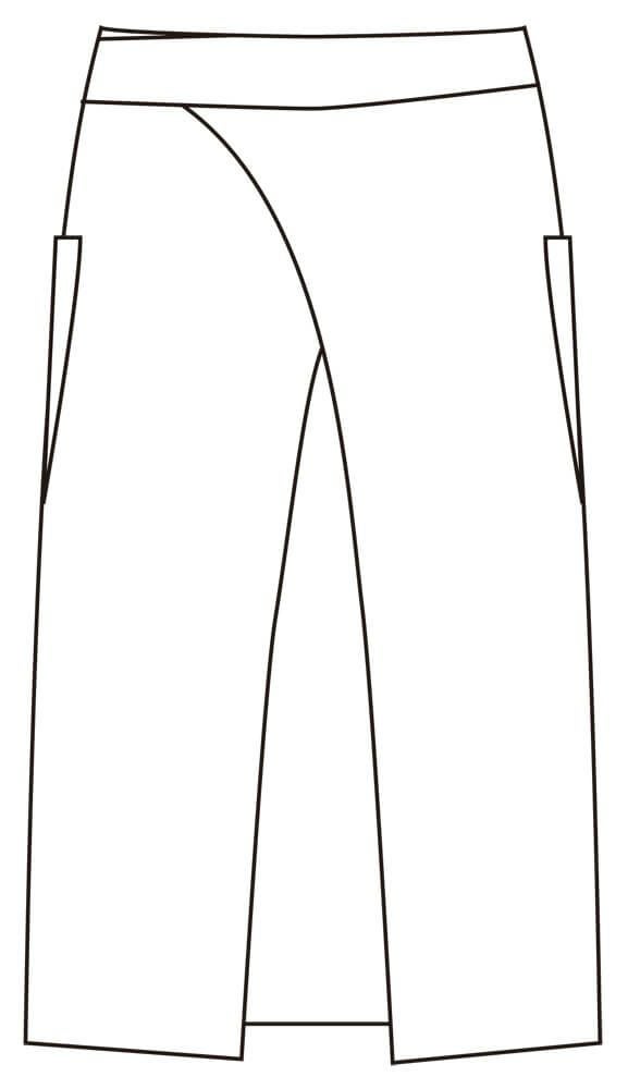 バックスタイルイラスト画像