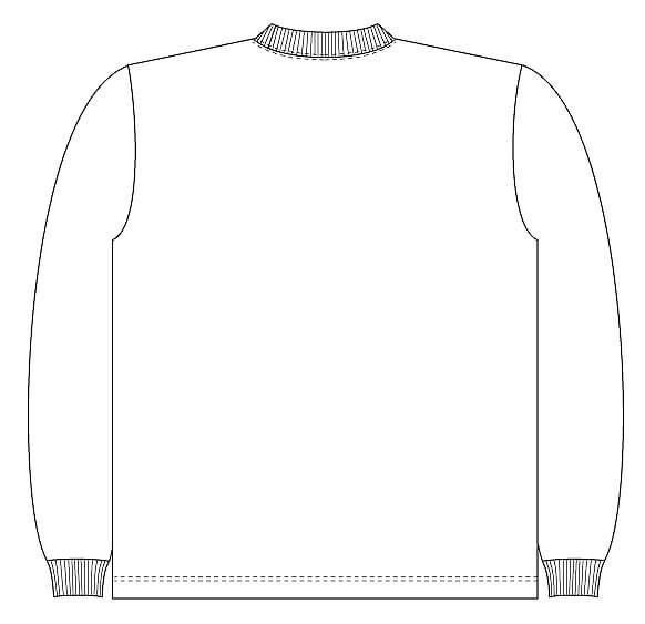 バックスタイルイラスト画像