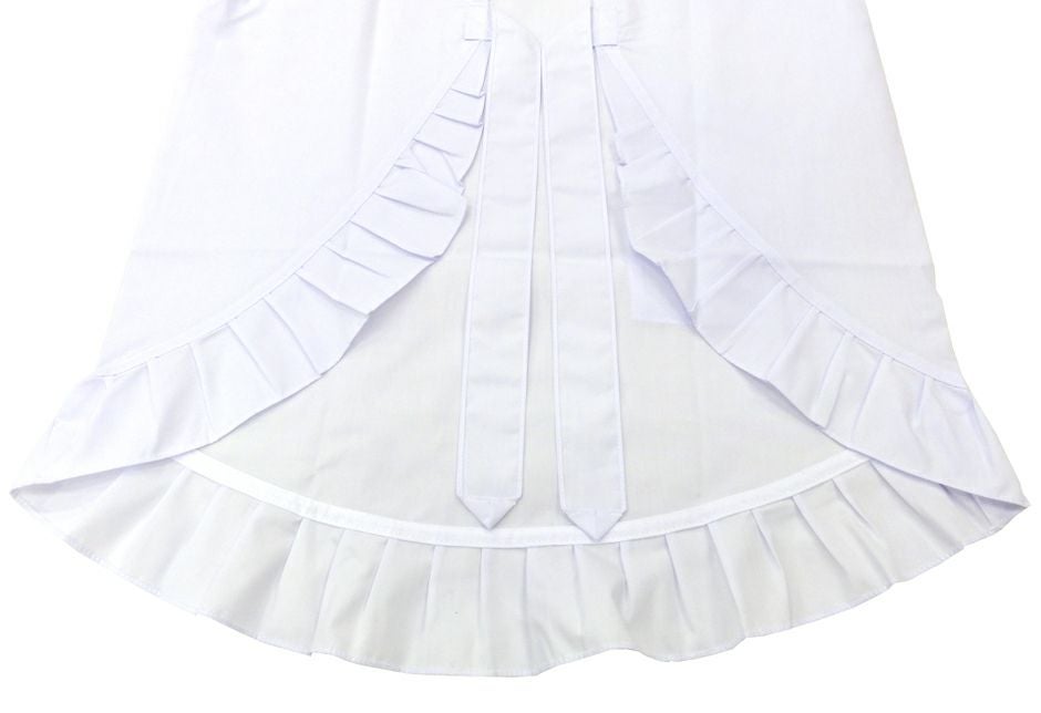 ●フリル裾丸（M：丈85cmの裾です。）