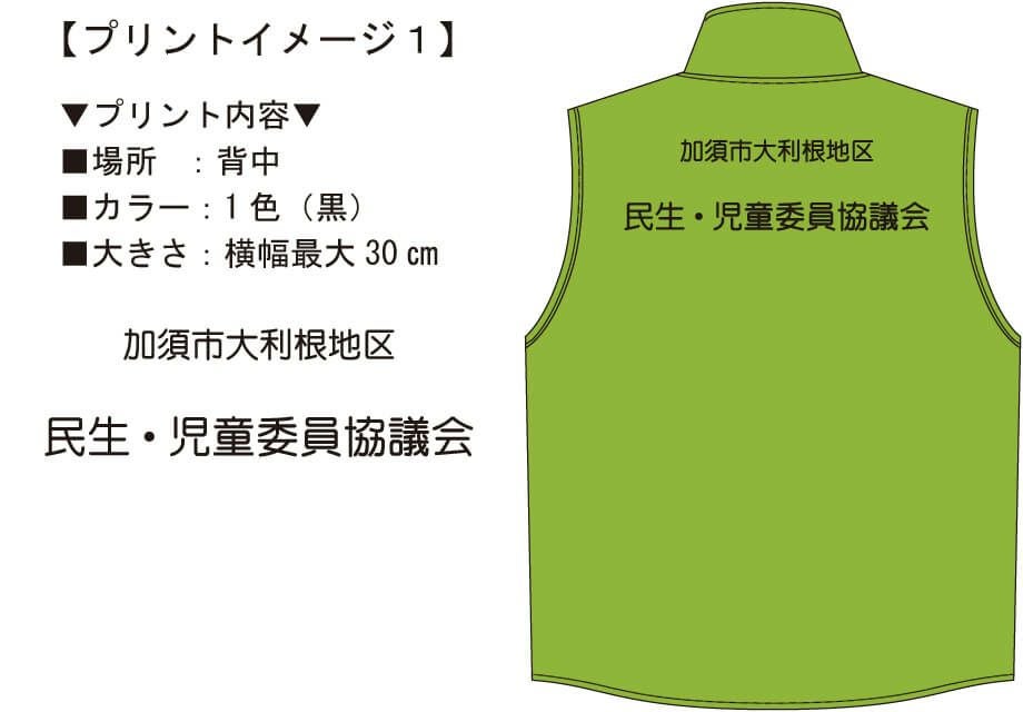 お客様との打ち合わせで見ていただいたプリント完成イメージ画像です。