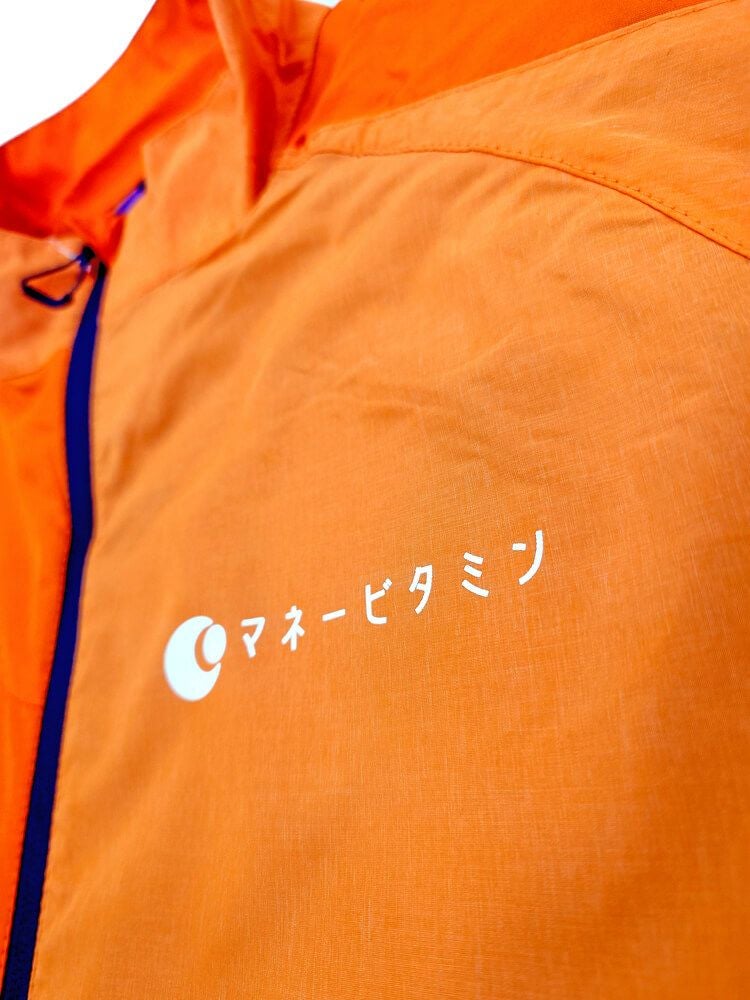 左胸に名入れしたオリジナルプリント部分