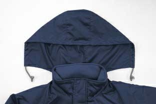 襟内に収納できるインフード