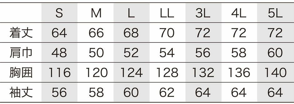 サイズ表