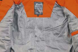 ボリュームのある中綿＋裏アルミの保温性。