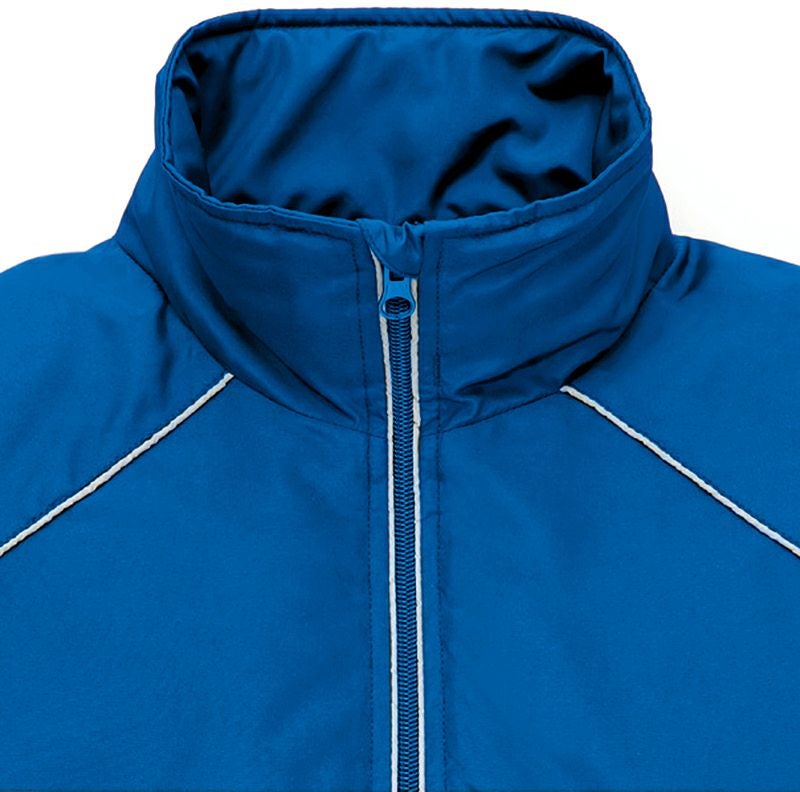 えり部分のアップ写真です♪　こんな感じで反射パイピングも付いてます！