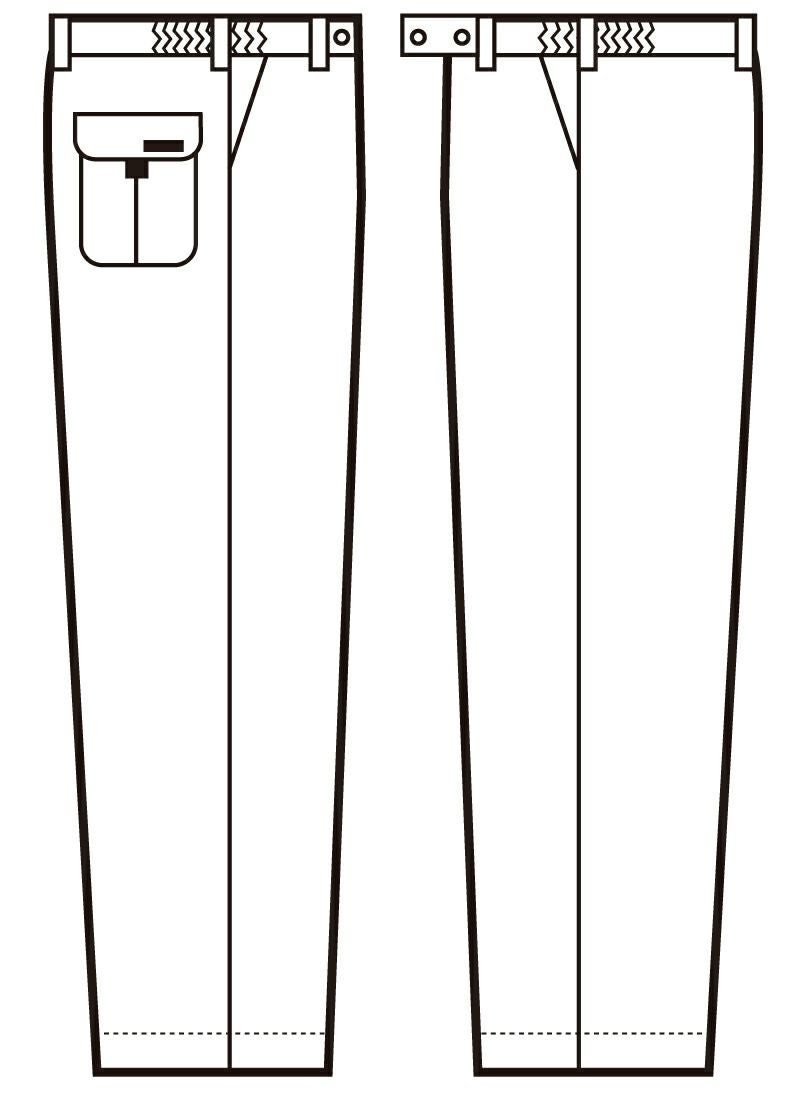 防寒ズボンのイラスト画像