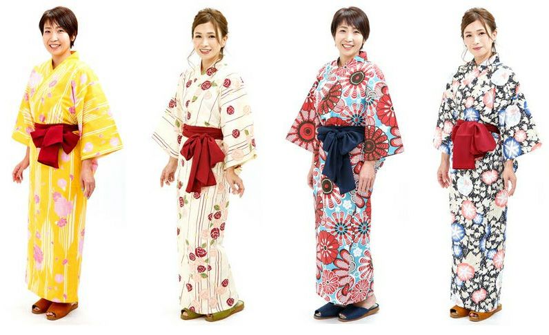 着用写真（女性）※浴衣は別売りです。