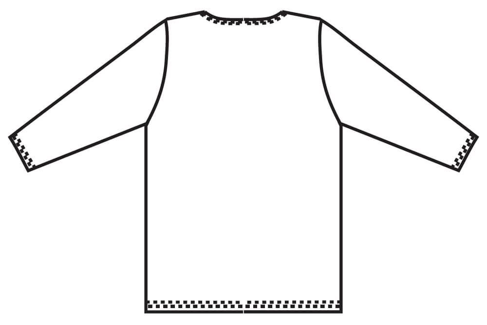 バックスタイルイラスト画像