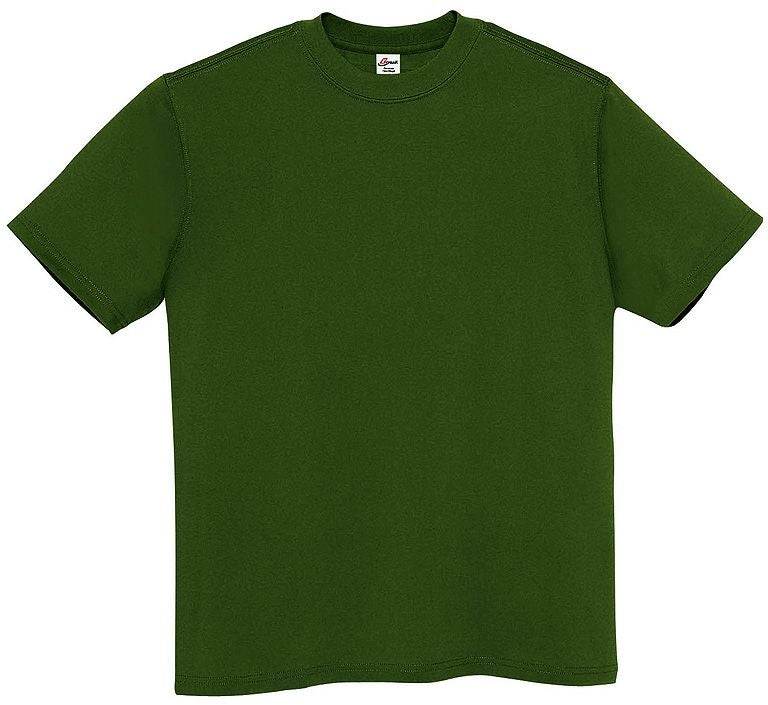 Age Factory オリーブグリーン Tシャツ XL 綿100％】カラー半袖Tシャツ [AZ-MT180]│名入れロゴ刺繍・プリントOK