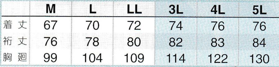 ▲サイズ表
