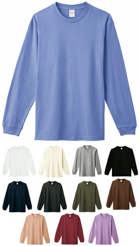 [5.6オンス] ヘビーウェイト長袖Tシャツ(中厚・袖口リブ） [TMS-110CLL]