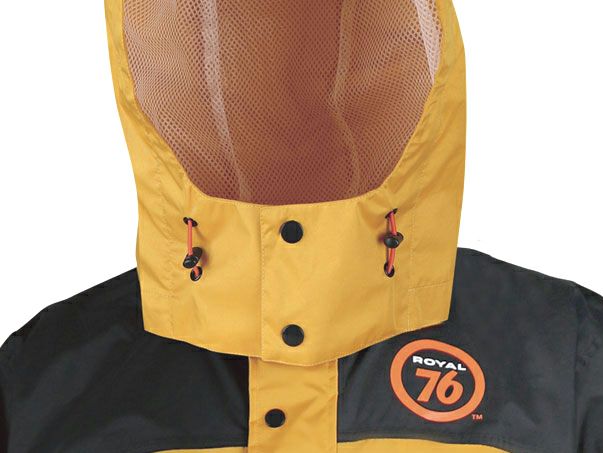 76ブランド】かっこいいレインコート・上下セット（耐水圧10000mm