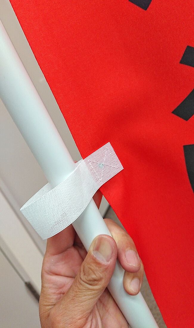 強い風が増えても安心の強度です。<br>しっかり縫製しています。