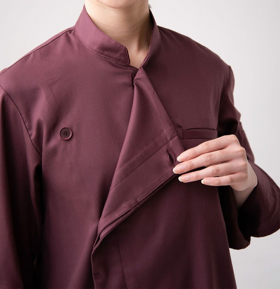 ボタンが隠れる比翼ボタン（※この色は完売致しました）