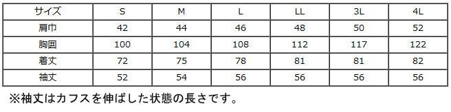 サイズ表