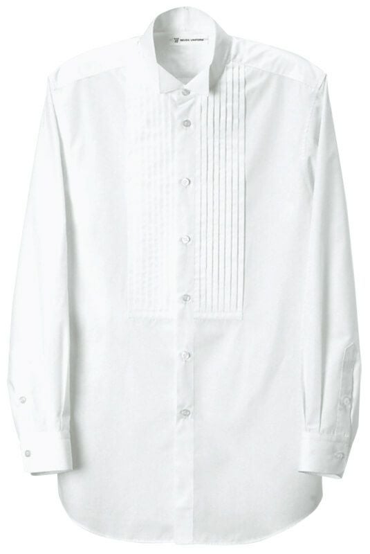 ウイングカラーシャツ [7-CH1544]　ホワイト＃0