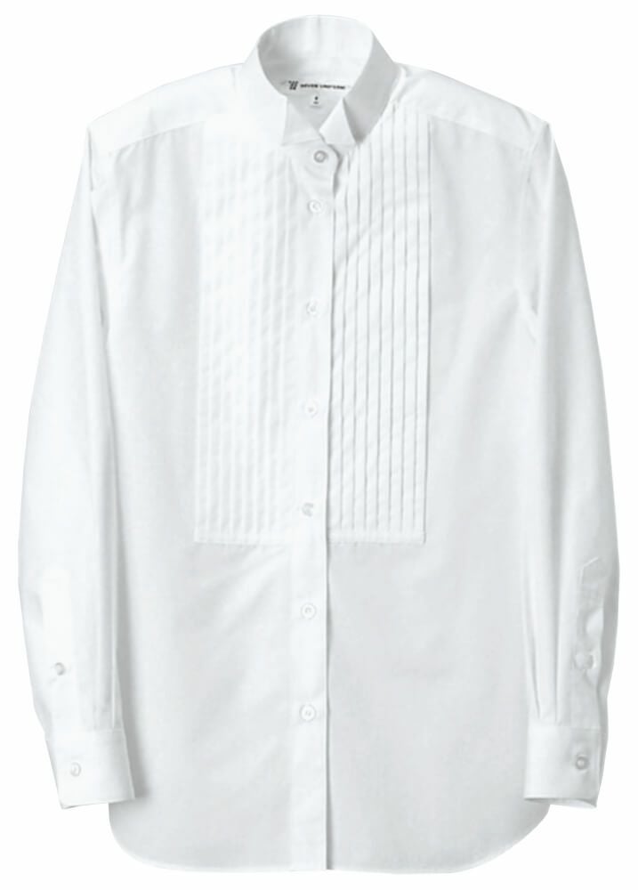 ウイングカラーシャツ [7-CH1545]　ホワイト＃0