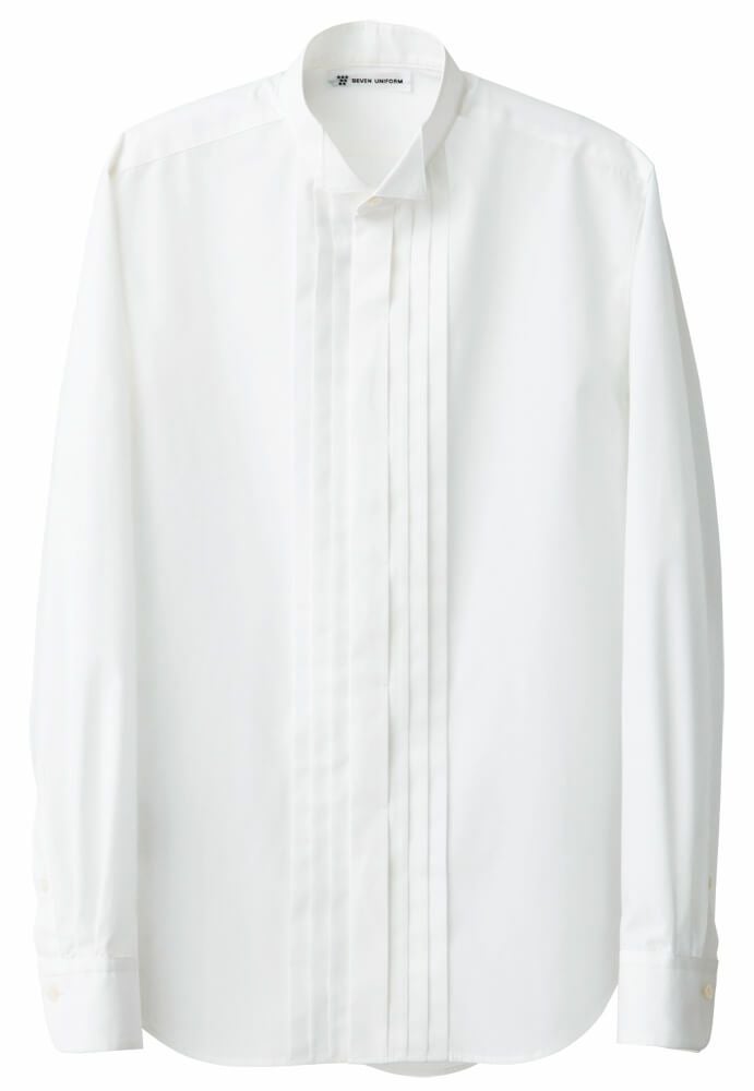 ウイングカラーシャツ [7-CH4440]　ホワイト＃0
