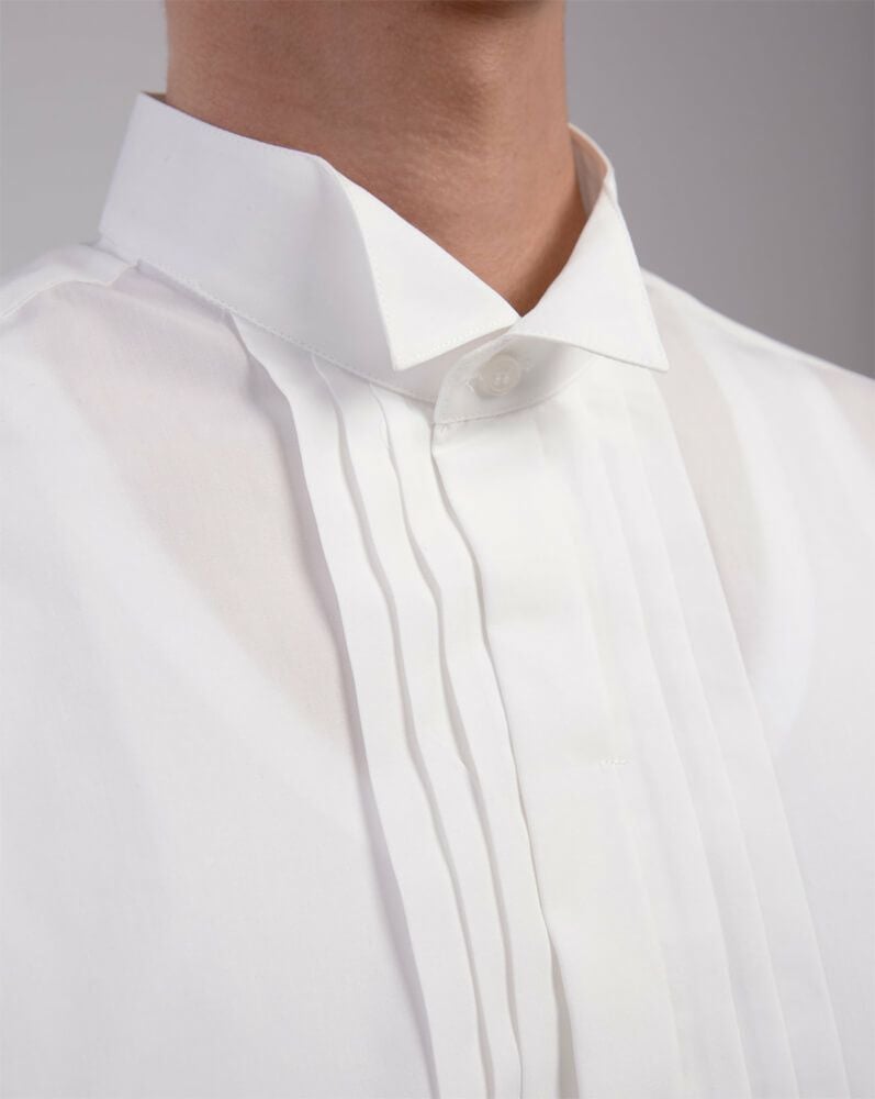 フォーマルなウイングカラー