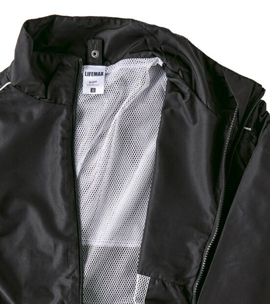 左胸プリンタブル仕様（左胸はメッシュの裏地なし）