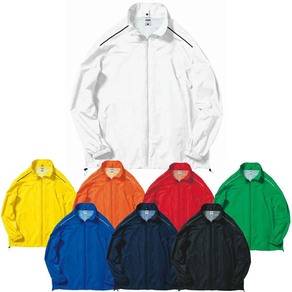 ハイブリッドウィンドブレーカー（防風性・撥水性・透湿性）