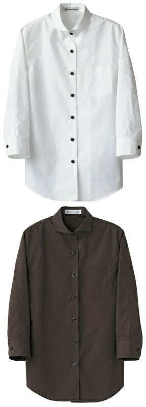 【女性用】ホリゾンタルカラーシャツ [7-CH4427]