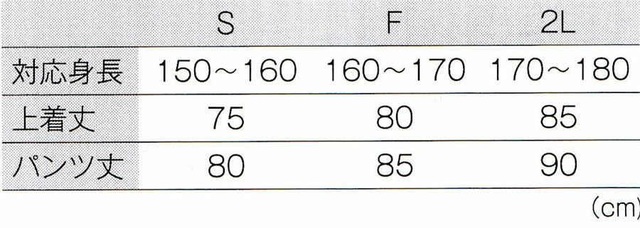 サイズ表