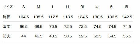 サイズ表