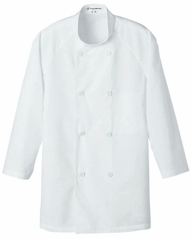  7分袖コックコート [7-WA7505]　ホワイト＃0