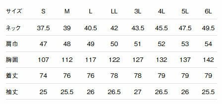 サイズ表