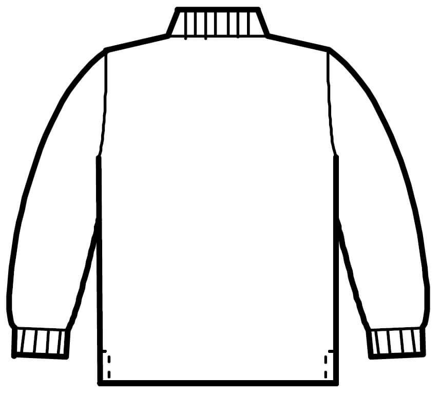 バックスタイルイラスト画像