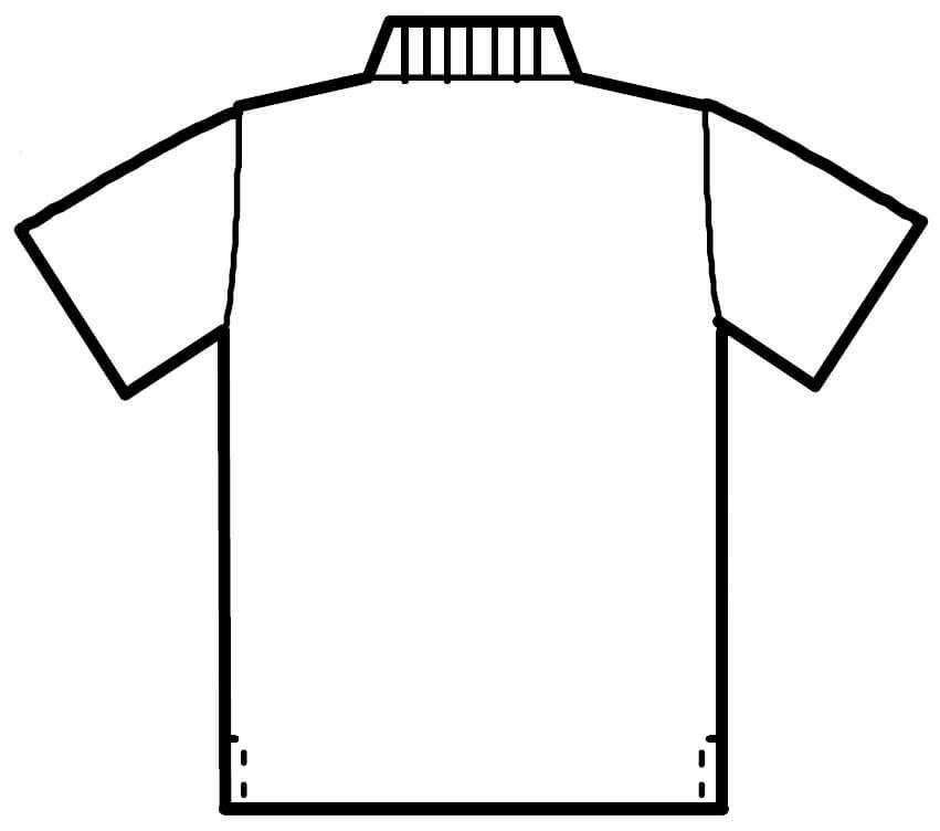 バックスタイルイラスト画像