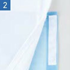 【ウエストインナースナップボタン】<br>インナーのヨレをなくし、きちんとパンツイン