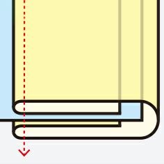 【パイピング縫製】<br>縫い代のほつれの発生による異物混入を軽減