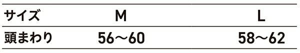 サイズ表