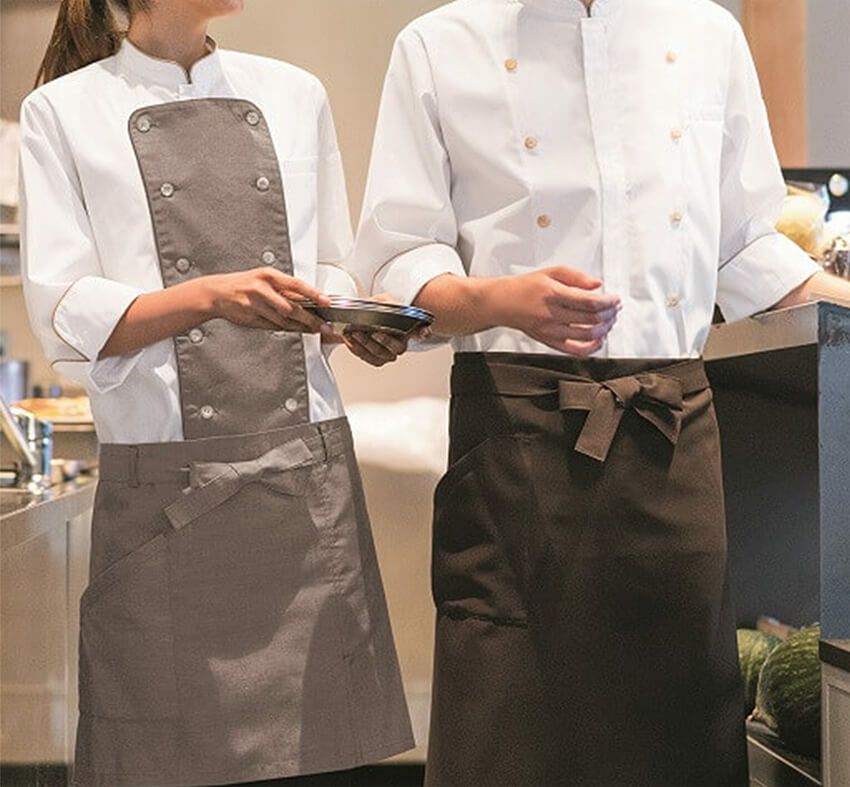 シェフコート着用写真