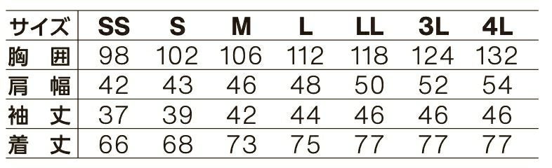 サイズ表