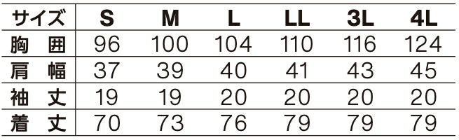サイズ表