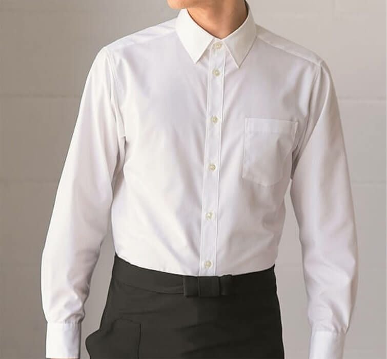 スタイリッシュシルエットシャツ着用写真