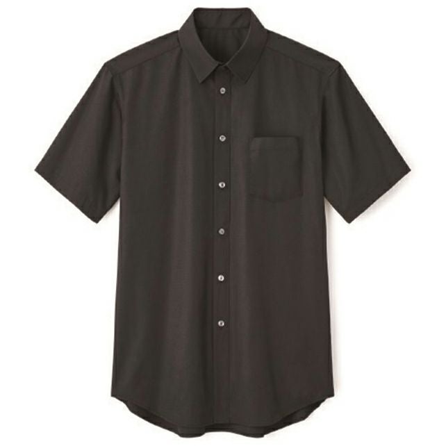 【半袖】黒ワイシャツ（男女兼用） [SRV-SBSU-1807]